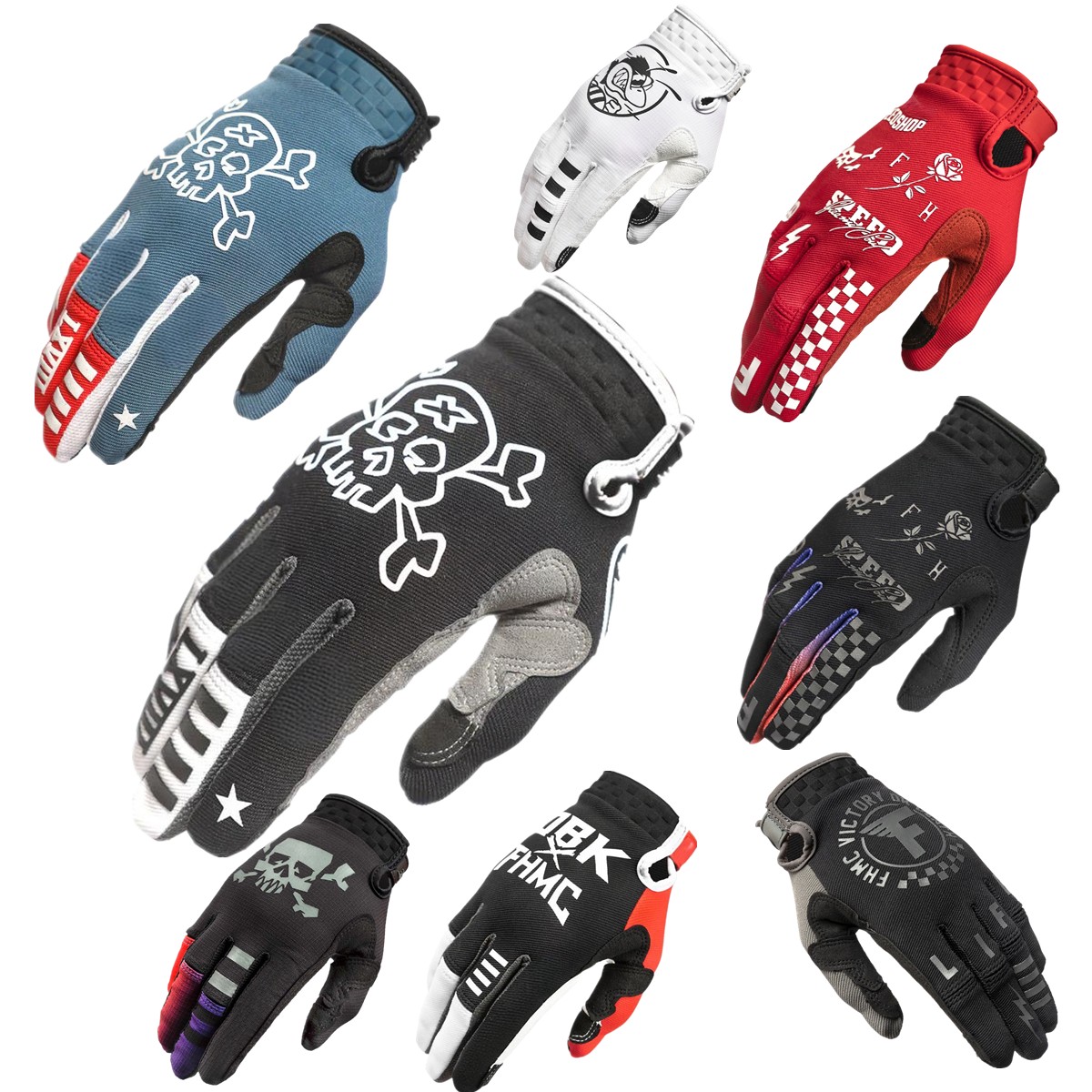 Cycling Glove Padded - FH MX Handschoenen Touchscreen Motocross Handschoen