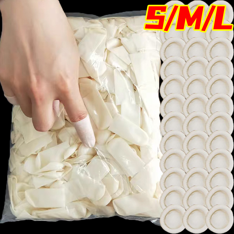 Rubber Glove Cleaning - 50-200 st Antislip Vingers Cover Wegwerp