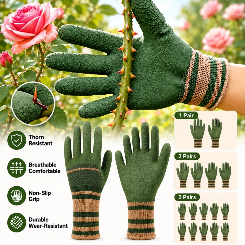 Cut Resistant Glove - Multifunctionele tuinhandschoenen Anti-doorn Waterdicht Snijbestendig Antislip