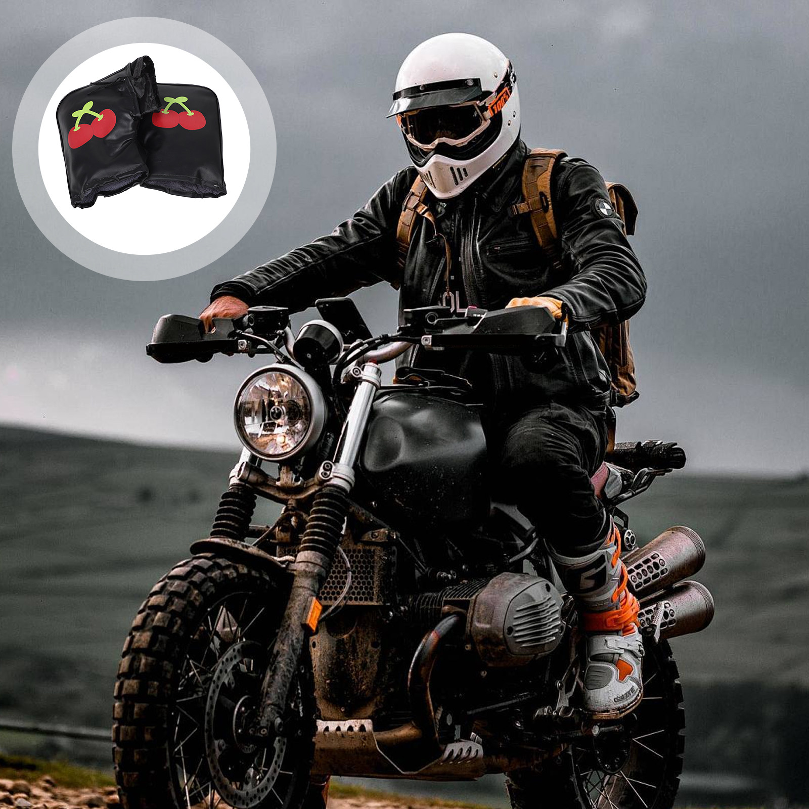 Winter Glove Insulated - 1 Paar Geïsoleerde Winddichte Waterdichte Motorhandschoenen