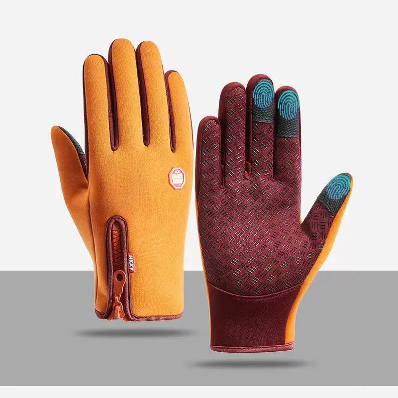 Wool Glove Lined - Winter touchscreen handschoenen voor fietsen, waterdichte