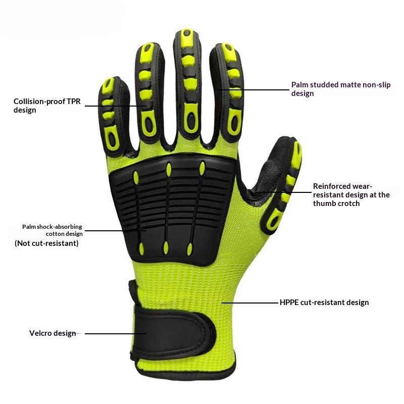 1 paar snij- en slagbestendige - Nitrile Mechanic Glove recensie en prijs