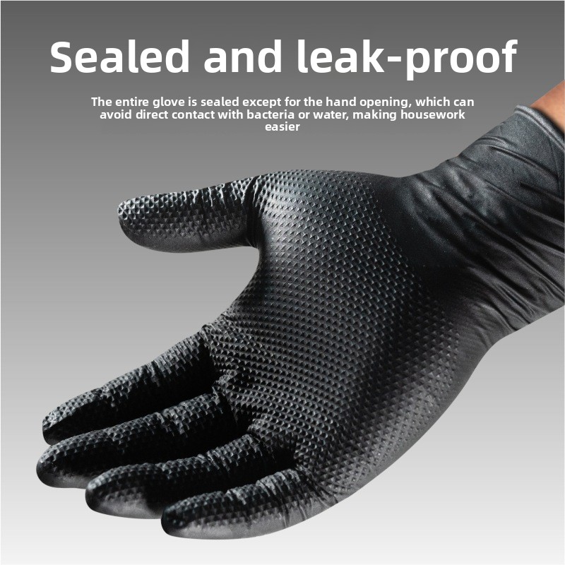 Zware, diamantpatroon nitril h - Nitrile Mechanic Glove recensie en prijs