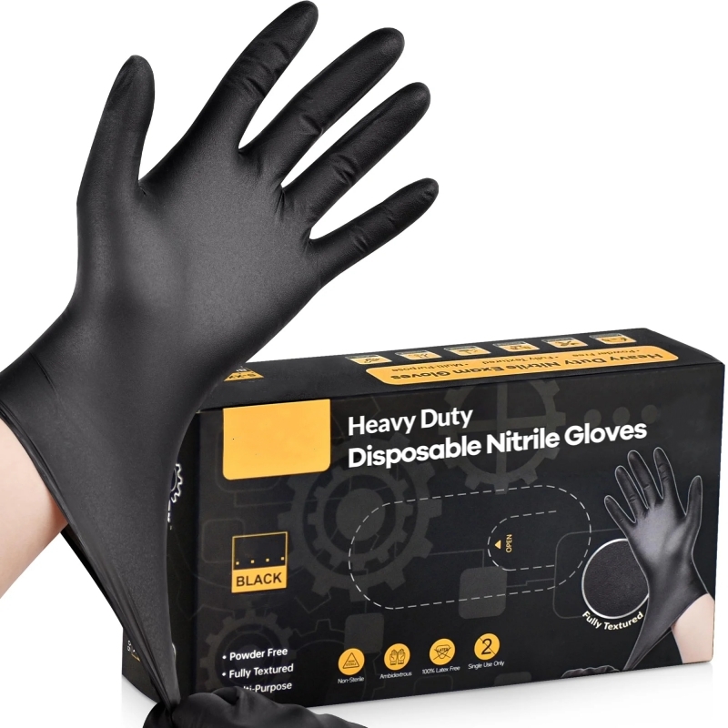 20 STKS Zwarte Wegwerp Nitril  - Nitrile Mechanic Glove recensie en prijs