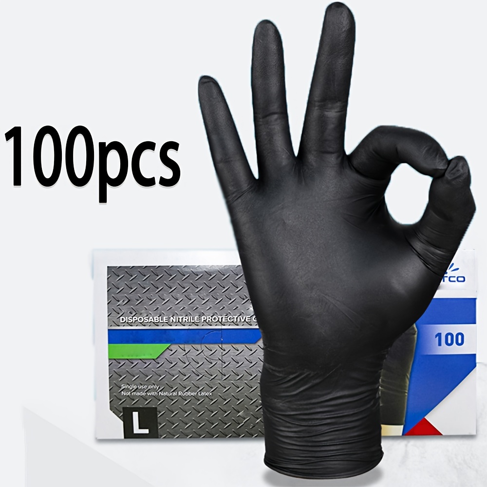 Zwarte wegwerp nitrilhandschoe - Nitrile Mechanic Glove recensie en prijs