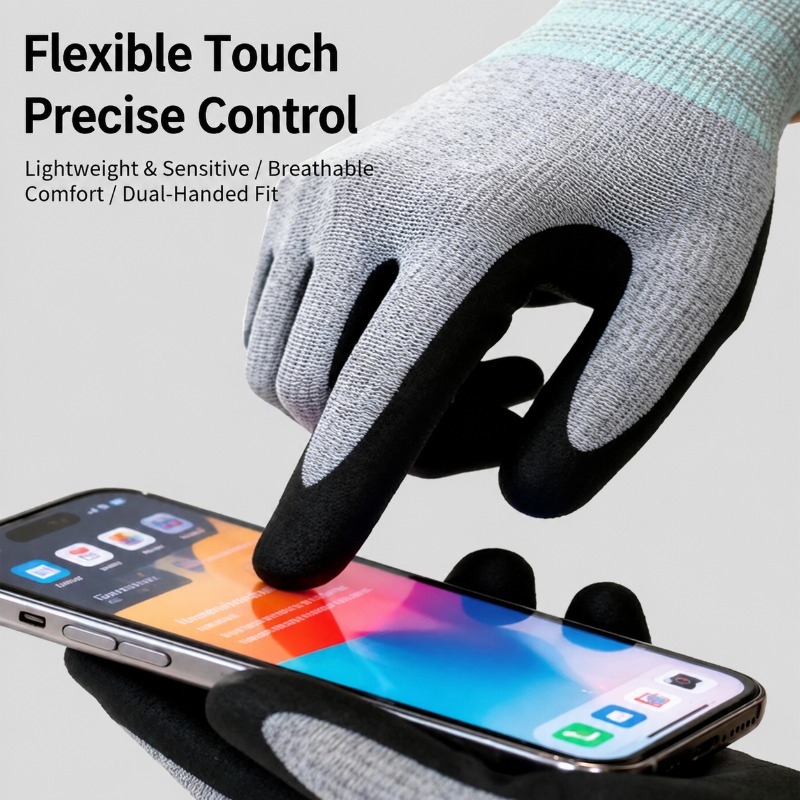 15 naalden polyester nitril ge - Nitrile Mechanic Glove recensie en prijs