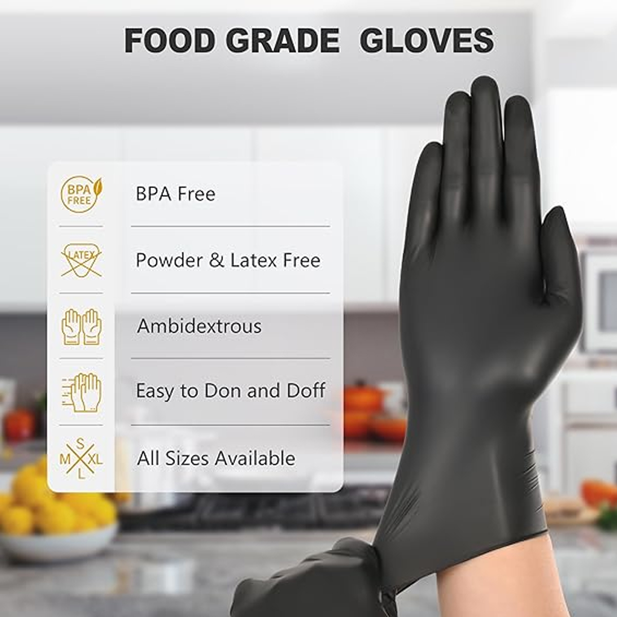 Zware zwarte wegwerp nitril ha - Nitrile Mechanic Glove recensie en prijs
