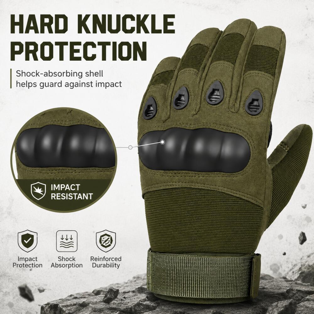 Volledige vinger tactische han - Motorcycle Glove Knuckle recensie en prijs